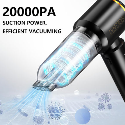 Professional Car Vacuum Cleaner, 20000Pa Powerful Handheld Vacuum for Car Interi