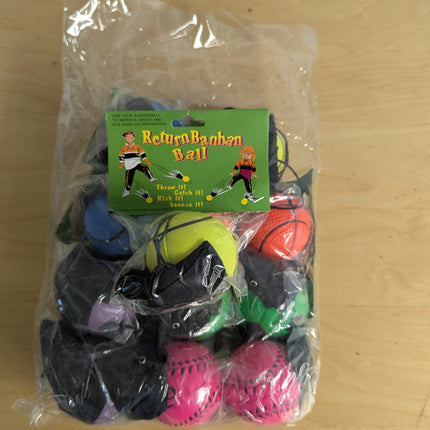 Return Ball 24 balls with elastic string Wrap around finger and throw     Perfec