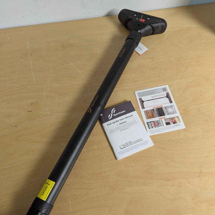Sportneer Pull Up Bar: Strength Training Chin up Bar without Screws - Adjustable 29.5''-37'' Width Locking Mechanism Pull-up Bar for Doorway - Max Load 440lbs for Home Gym Upper Body Workout, Non-slip