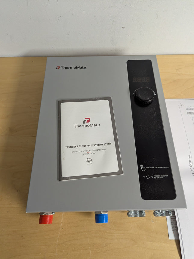 Tankless Water Heater Electric 27kW 208~240 Volt, ThermoMate On Demand Instant E