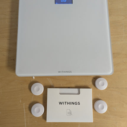 Withings Body Smart Wi-Fi Digital Scale with Weight & BMI Display, HealthMate App Sync, 8 User Profiles