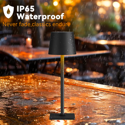 Rechargeable Table Lamps, Cordless Lamp with 6000mAh Battery Operated, Portable