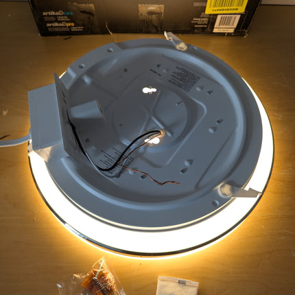 Artika Altitude 15” LED Flush Mount Ceiling Light, Dimmable Modern Fixture with