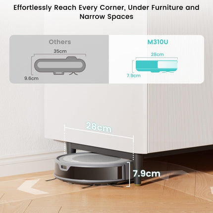 Lefant M310 Ultra Robot Vacuum and Mop, 6000Pa Suction with ToF Laser Navigation