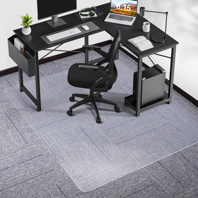 Chair Mat for Carpet, SALLOUS 46" x 60" Office Chair Mat for Carpeted Floors