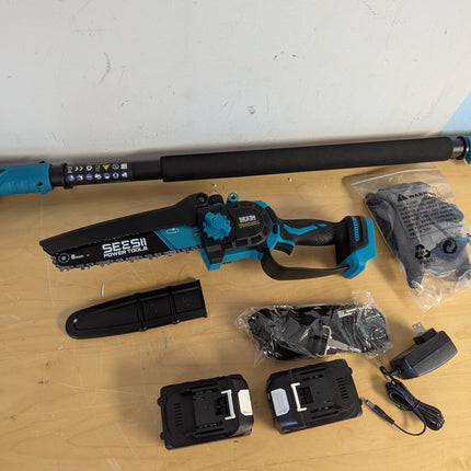 SEESII 2-in-1 Cordless 8 Inch Pole Saw & Mini Chainsaw with 2 Batteries