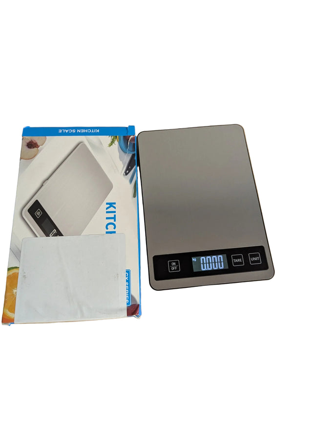 Digital Kitchen Scale 22lb/10kg Rechargeable Food Kitchen Scale with 0.04oz/1g D