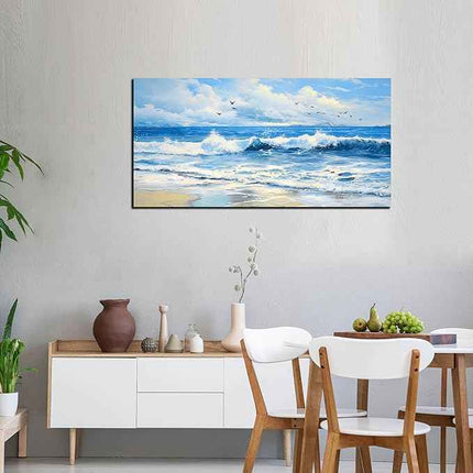 ENTANUB Ocean Wall Art, Size 48x24 Inches