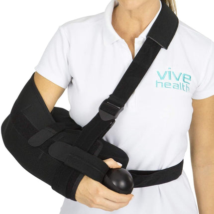 Vive Shoulder Abduction Sling - Immobilizer for Injury Support - Pain Relief Arm
