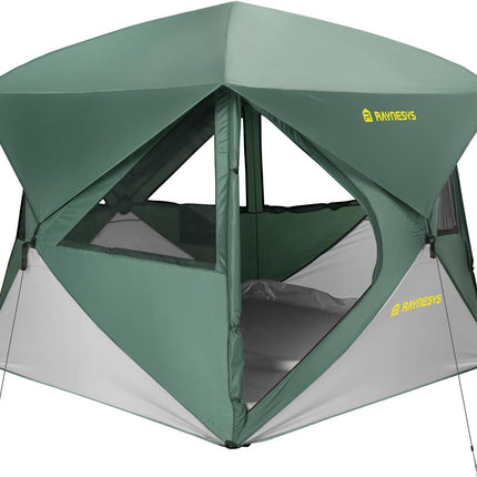 Camping Tent,Instant Cabin Tent, Setup in 60 Seconds, 4 Person Pop up Tents for