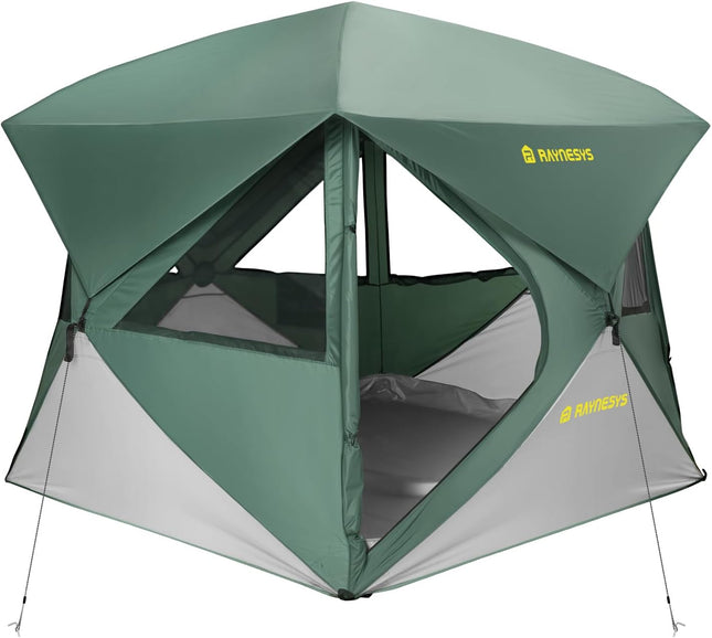 Camping Tent,Instant Cabin Tent, Setup in 60 Seconds, 4 Person Pop up Tents for