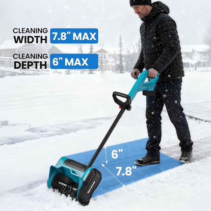 Cordless Snow Shovel, Electric Snow Blower, 26FT Throw Distance, Battery Snow Th