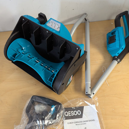 Brushless Snow Shovel Compatible with Makita 18V Battery (Tool Only), 12” Cordle