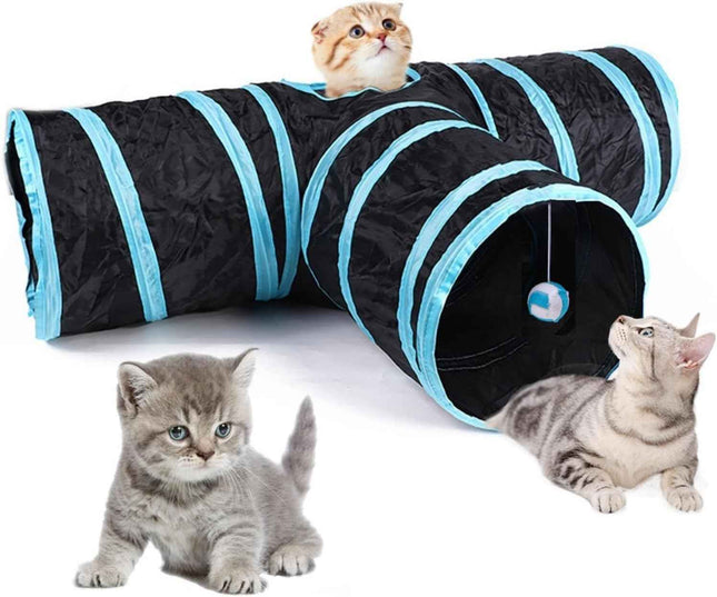 Cat Tunnels Indoors Cat Play Tunnel for Indoor Outdoor, Cat Tunnel Large Cat Toy