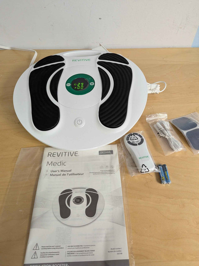 REVITIVE Medic Circulation Booster actively improves circulation • reduces pain