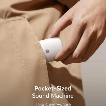 Dreamegg White Noise Machine - Portable Sound Machine Baby Adult, Travel White N