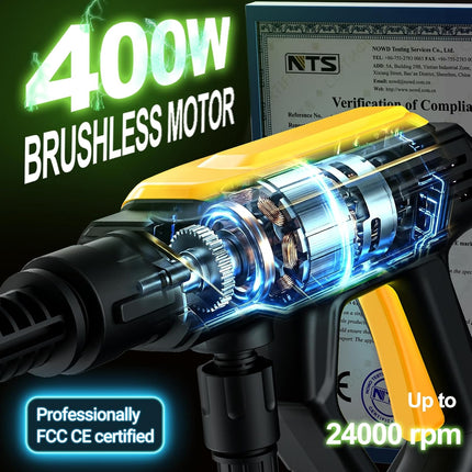 Incomplete — NACATIN 1000 PSI Cordless Pressure Washer, 21V 4.0Ah Brushless