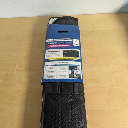 EcoNour Accordion Sun Shade for Car | Car Shade Front Windshield to Block Harmfu