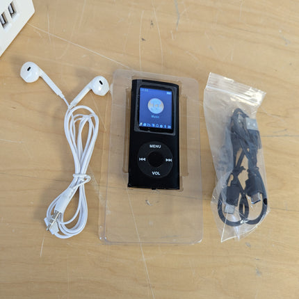 MP3 Player, Portable Lossless Sound Slim MP3 Music Player with Earphone, 1.8 Inc
