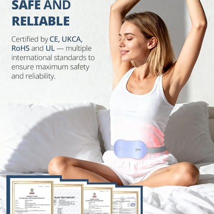 Slimpal Period Heating Pad for Cramps, Portable Heat Pad for Menstrual Cramp Rel