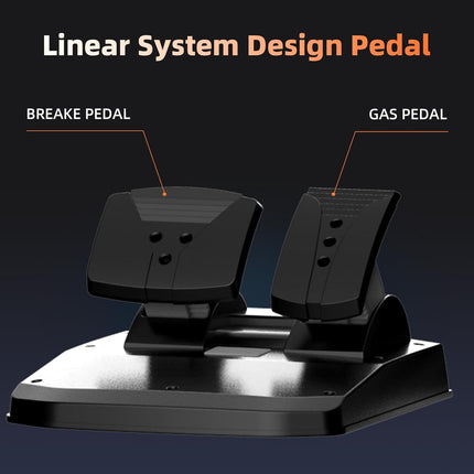 DOYO Racing Wheel - Gaming Steering Wheel for PC, 270 Degree Driving Simulator R