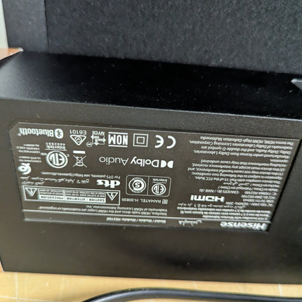 INCOMPLETE Hisense HS2100 2.1 Channel 240W Soundbar with Wireless Subwoofer, Dolby Audio (No Remote, No Cables)