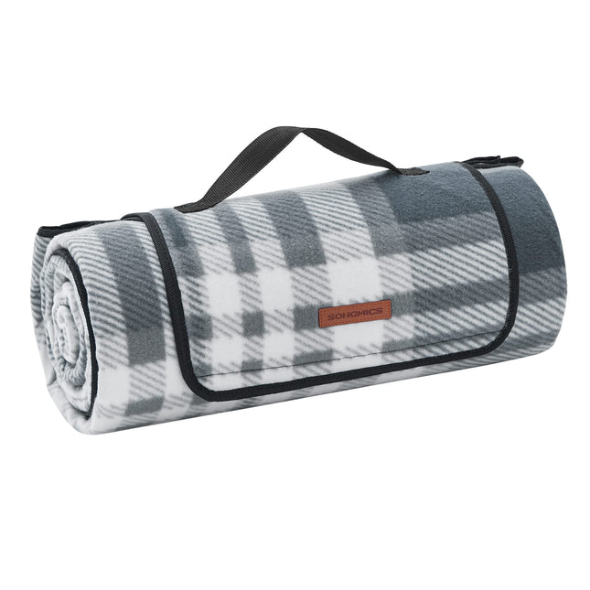 SONGMICS Picnic Blanket, 76.8 x 59.1inch, Large Mat for Camping, with Waterproof