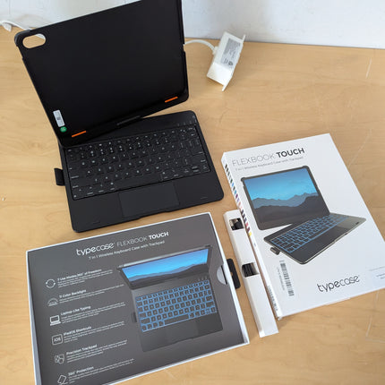 typecase Touch Keyboard Case for iPad 11th 10th Generation (11" 2025, A16 & 10.9