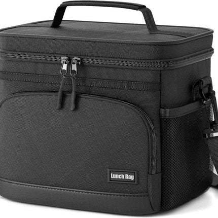 Seeseven Insulated Lunch Bag for Women & Men, Soft Cooler Tote for Work, Office,
