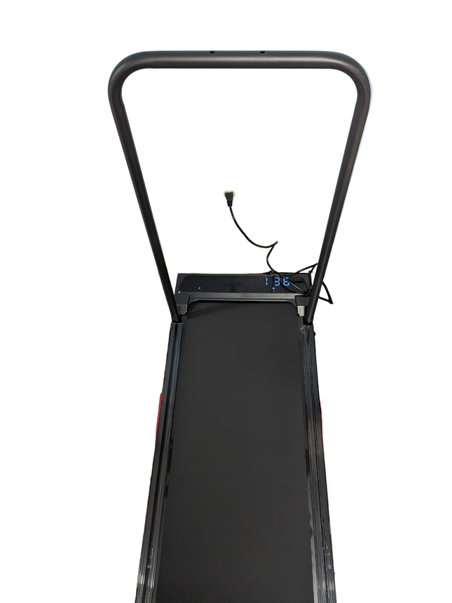 Under Desk Treadmills with Handle Bar, 3.0HP Compact Electric Walking Treadmill