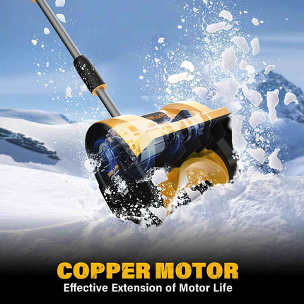 Cordless Electric Snow Shovel, 20V 12-Inch Snow Blower Cordless with Directional