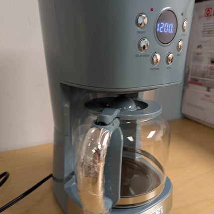 Haden Brighton Coffee Machine, 12 Cup Programmable Drip Coffee Maker with Auto S
