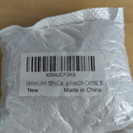 DREHELPER 30Pcs Cat6 Cat6E RJ45 Shielded Gold Plated Connectors,Gigabit Network