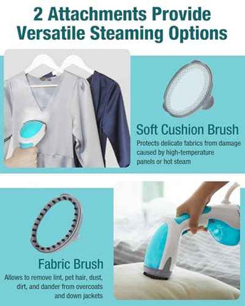 BEAUTURAL 1200-Watt Handheld Steamer for Clothes, 30-Second Heat-up, 8.79-Ounce