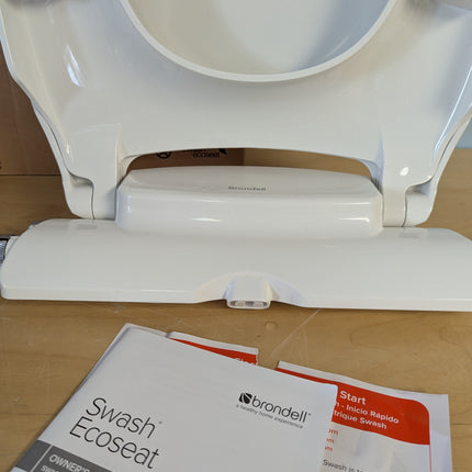 Brondell Bidet Toilet Seat, Non-Electric Swash Ecoseat, Fits Elongated Toilets,
