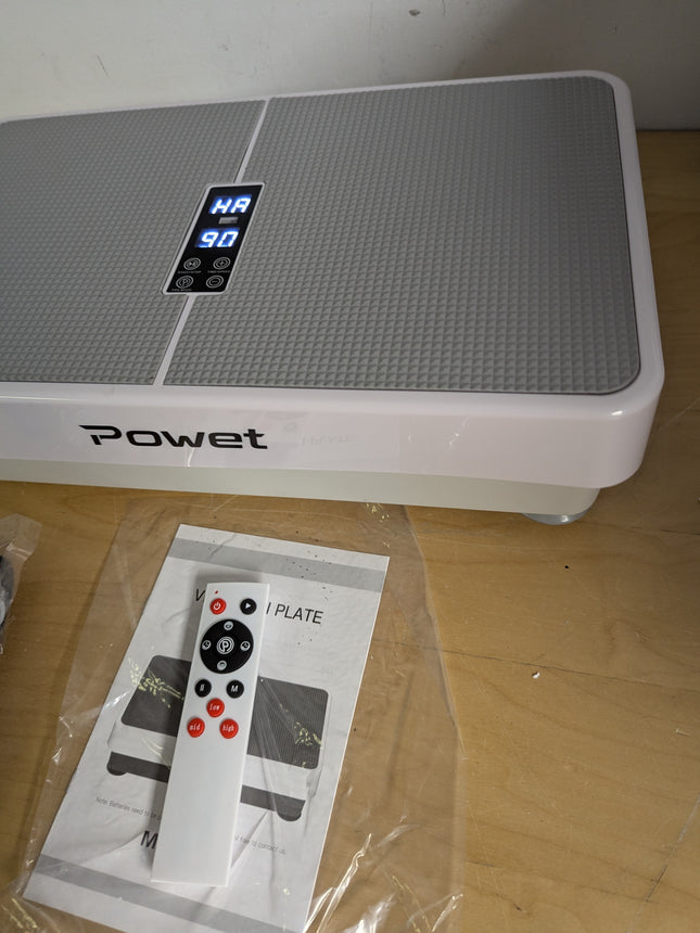POWET Vibration Plate Exercise Machine for Weight Loss, Woukout & Lymphatic Drai