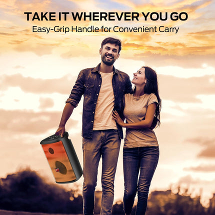 Monster Sparkle Bluetooth Speaker Loud, 120W Peak Portable Speaker with Powerful