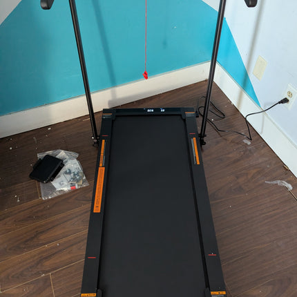 Sperax 4 in 1 Foldable Walking Vibration Pad with 6% Incline,7.5 MPH Treadmills
