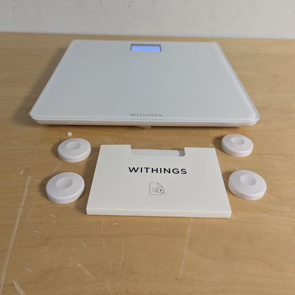 Withings Body Smart Wi-Fi Digital Scale with Weight & BMI Display, HealthMate App Sync, 8 User Profiles