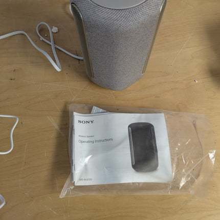 Sony SRS-RA3000 360 Reality Audio Wi-Fi/Bluetooth Wireless Speaker, Compatible w