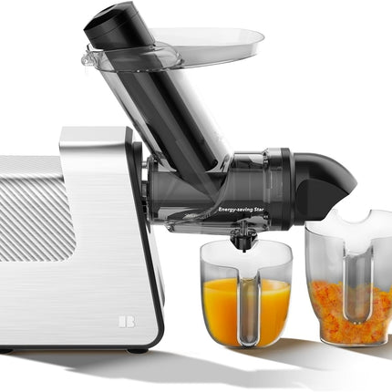 Anybear Masticating Juicer Machines, 3.5" Large Feed Chute Cold Press Juicer Fit