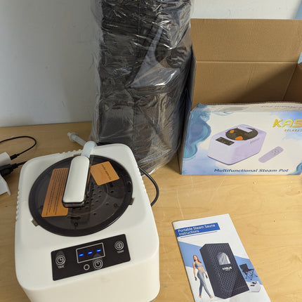 KASUE Portable Sauna Tent, Single Person Folding Home Sauna, Indoor & Outdoor