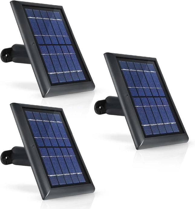 Wasserstein Solar Panel Compatible with Ring Spotlight Cam Plus/Pro/Battery, and