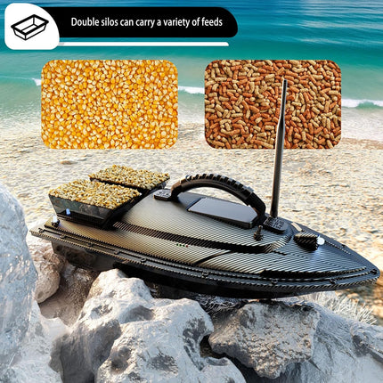 RC Fishing Bait Boat for Lake, Dual Motor Fish Finder with GPS Positioning Bait