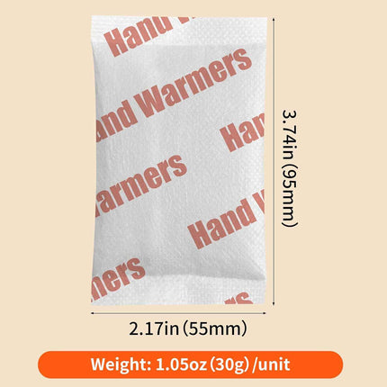 Hand Warmers - Up to 15 Hours of Heat - 10/50/100/200 Pack Super Long Lasting Ai
