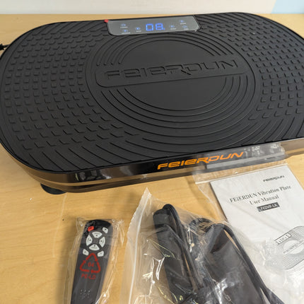 FEIERDUN Vibration Plate Exercise Machine, Vibration Plate for Lymphatic Drainag