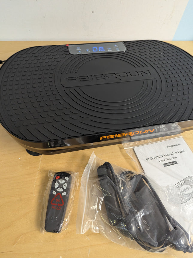 FEIERDUN Vibration Plate Exercise Machine, Vibration Plate for Lymphatic Drainag