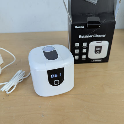 Ultrasonic Retainer Cleaner Machine, Upgraded 45kHz Ultrasonic Cleaner for Mouth