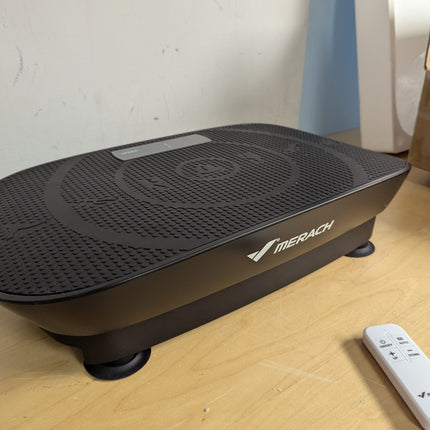 MERACH Vibration Plate Exercise Machine, Slim Vibration Plate with Real-Time Cal