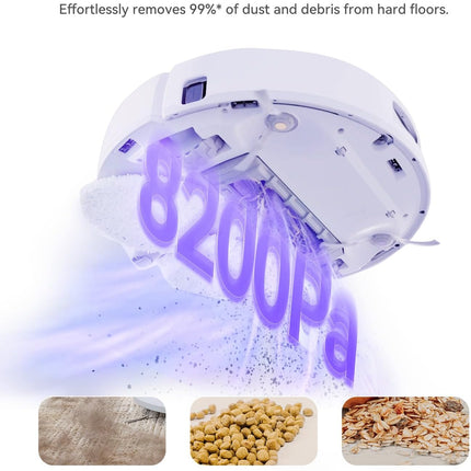 Narwal Freo X Ultra Robot Vacuum and Mop Combo, 8200Pa Robot Mop & Vacuum, Auto